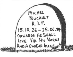 As Ernesto pointed out in the lecture, Foucault, and Barthes, were both very image conscious.(Incidentally, my birthday is also 15th October).